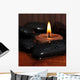 Stones, Candle Wall Mural