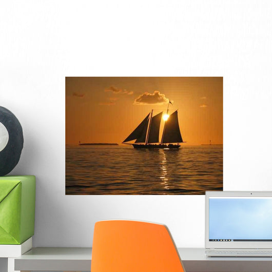Key West Sunset3 Wall Decal