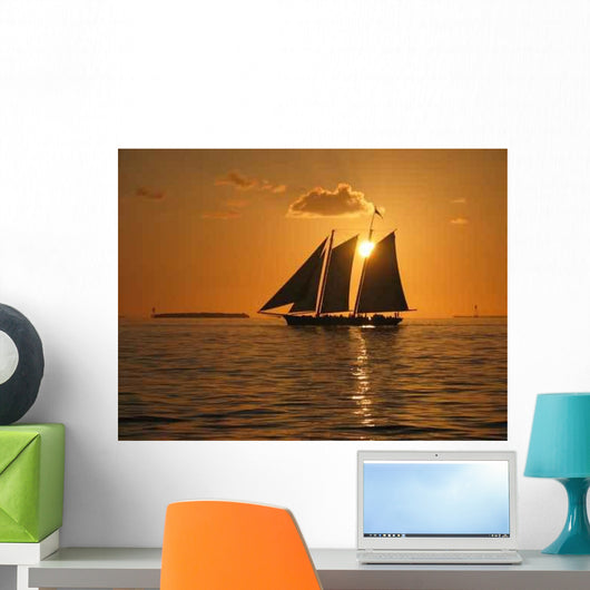 Key West Sunset3 Wall Decal