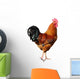 Red Rooster Cock Wall Decal