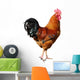 Red Rooster Cock Wall Decal