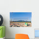 Selective Focus View of Beach Volley Ball next to playground Wall Mural
