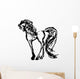 sketching of the horse Wall Decal