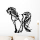 sketching of the horse Wall Decal