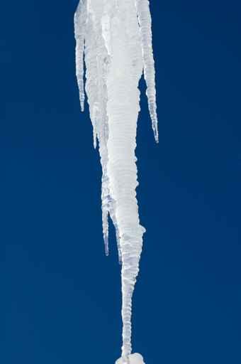 Melting Icicle against Sky Wall Decal