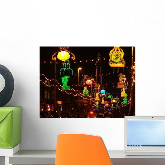 Blackpool Illuminations Wall Decal