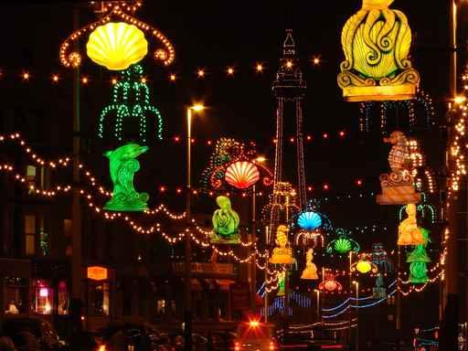 Blackpool Illuminations Wall Decal