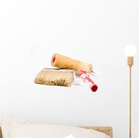 Brush and Roller Wall Decal