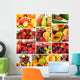 Fruit collage Wall Mural