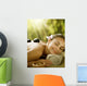 Spa outdoor.Stone Massage Wall Mural