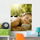 Spa outdoor.Stone Massage Wall Mural