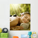 Spa outdoor.Stone Massage Wall Mural