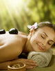Spa outdoor.Stone Massage Wall Mural
