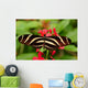 Zebra Longwing Butterfly Wall Mural