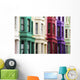 Colourful residential buildings in a row, Notting Hill Wall Mural