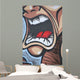 graffiti in the street Wall Mural