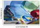 Blessing colourful Tibetan prayer flags under the blue sky Wall Mural