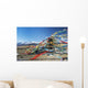 Colourful Tibetan Prayer Flags Wall Decal 3