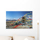 Colourful Tibetan Prayer Flags Wall Decal 3