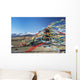 Colourful Tibetan Prayer Flags Wall Decal 3