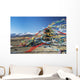 Colourful Tibetan Prayer Flags Wall Decal 3