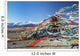 Colourful Tibetan Prayer Flags Wall Decal 3
