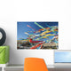Colourful Tibetan Prayer Flags Wall Decal 2