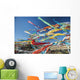 Colourful Tibetan Prayer Flags Wall Decal 2