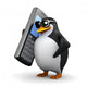 3d Mobile Penguin Wall Decal