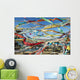 Colourful Tibetan Prayer Flags Wall Decal 1