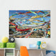 Colourful Tibetan Prayer Flags Wall Decal 1