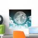 Wolf in the Moon Wall Mural
