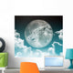 Wolf in the Moon Wall Mural