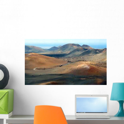 Volcano Wall Decal Design 1