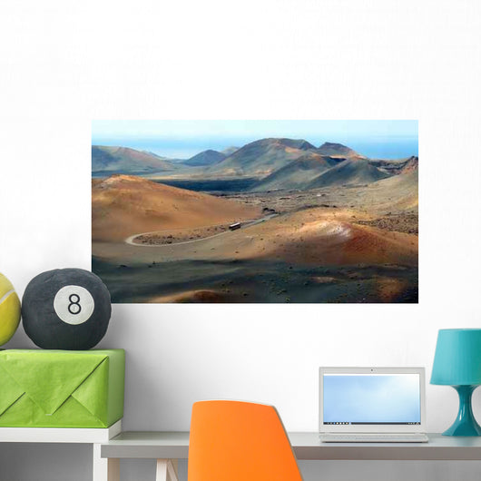 Volcano Wall Decal Design 1