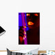 Frau im Schwarzlicht, Woman in blacklight Wall Mural