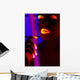 Frau im Schwarzlicht, Woman in blacklight Wall Mural