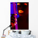 Frau im Schwarzlicht, Woman in blacklight Wall Mural