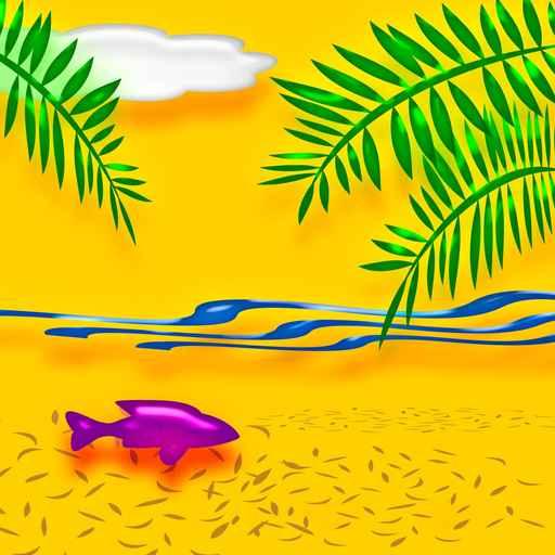 Tropic Beach Vacation Wall Decal
