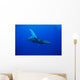 An underwater view of a humpback whale Wall Mural