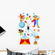 Circus Set Wall Decal Sticker Set