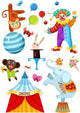Circus Set Wall Decal Sticker Set