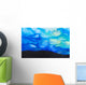 Dramatic Sky with Blue Wall Decal