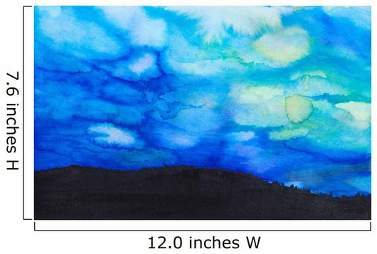 Dramatic Sky with Blue Wall Decal