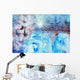 Abstract watercolour painting with a starburst Wall Mural