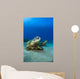 Hawaii, West Maui, Pair of Green Sea Turtles on the ocean floor Wall Mural