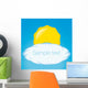 Sky Sun and Cloud Wall Mural