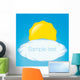 Sky Sun and Cloud Wall Mural