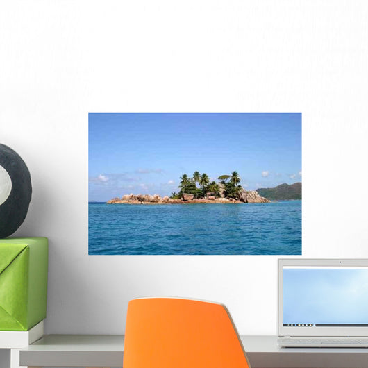 Ilot Saint Pierre Seychelles Wall Decal