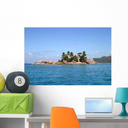 Ilot Saint Pierre Seychelles Wall Decal